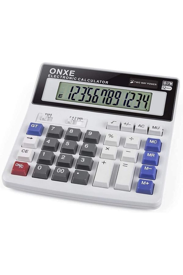 ONXE-12-digit solar calculator ONXE, PVC, multicolor, 16 x 16 cm 1
