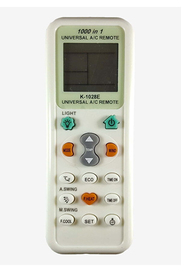 OEM-Remote control for Tel Air Conditioner AC-K1028 -1000 codes 1