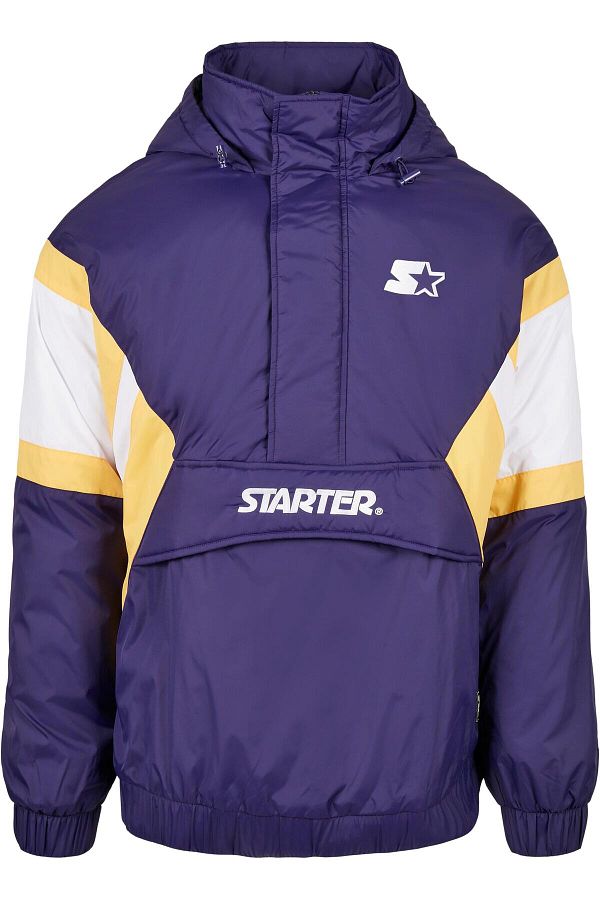 Starter-Herren Color Block Half Zip Retro Jacket 1