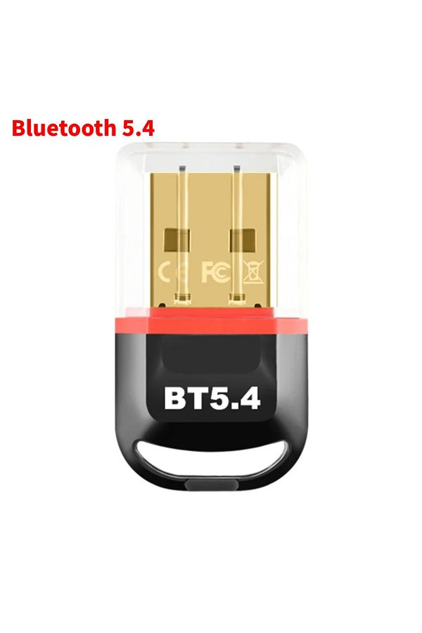 Choice-Bt 5.4 Red Usb Bluetooth 5.4 Adapter Transmitter Receiver Wireless Usb Bluetooth Audio Adapter Bluet 1