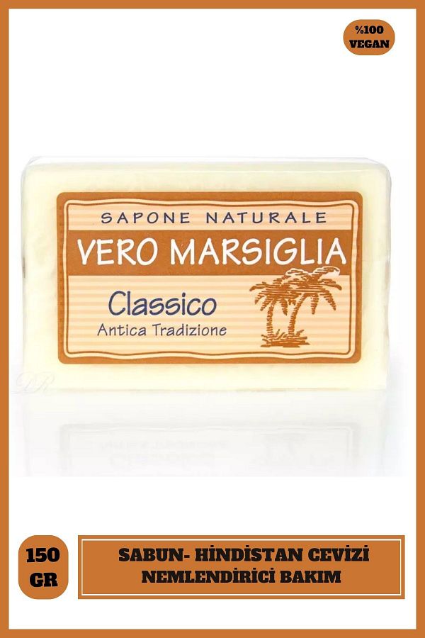 Nesti Dante-Vero Marsiglia Classico 150Gr Solid Soap - Moisturizing and Coconut Extract 1