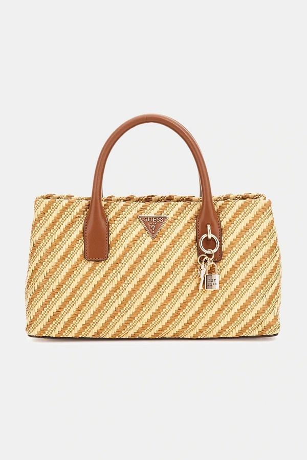 Guess-SIMONA SMALL SATCHEL Dámská vícebarevná kabelka HWWG9210050-NTC 1