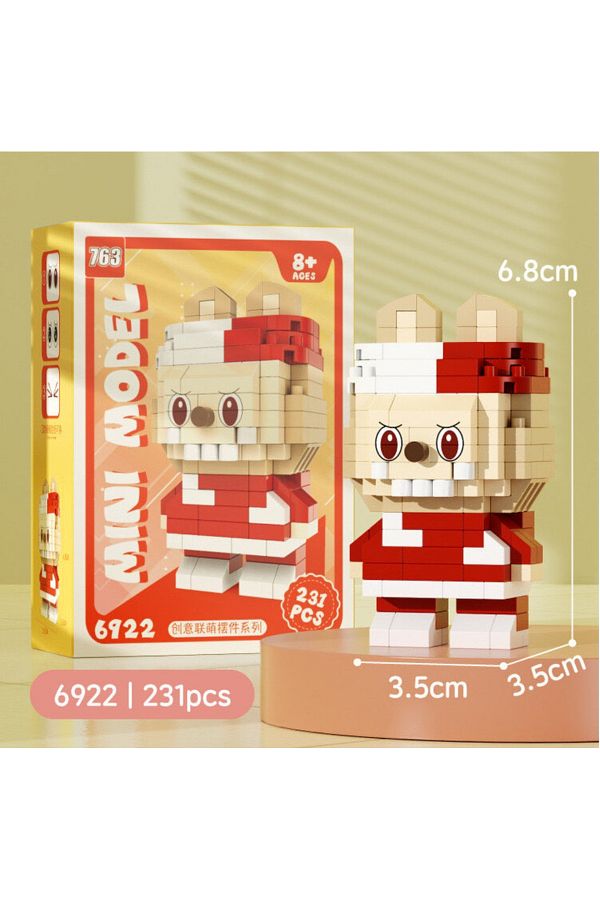 Kaptan Mavi-Labubu Bricks Building Blocks Figure Toy 1