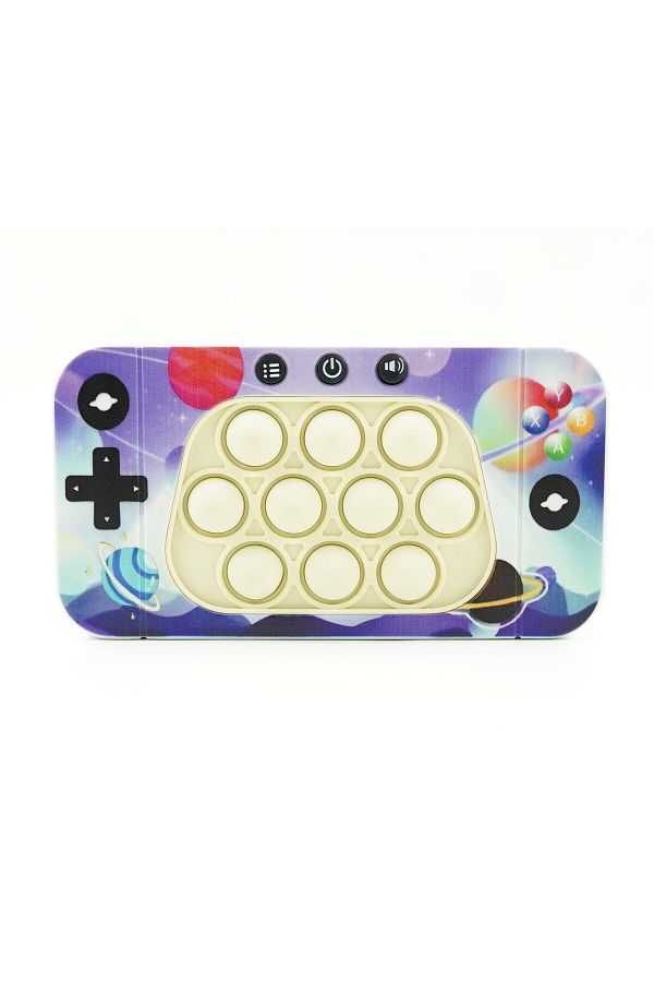 Flippy-Console Toy, speed push game, lights/sounds, ABS/silicone, multicolor space, 15.5x7.6x5.3 cm 1