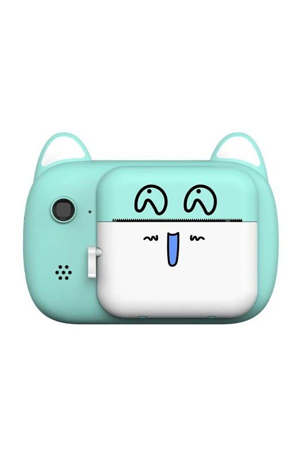 Flippy-Cameră instantanee, Flippy, Selfie, Imprimare alb-negru, USB-C, Bluetooth, iOS/Android, Albastră 1