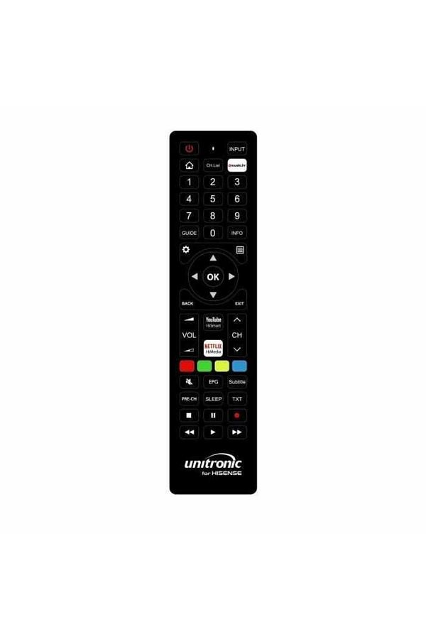 OEM-Remote control 1720 Unitronic universal compatible with Hisense LCD TV 1720WUNI20190903 1