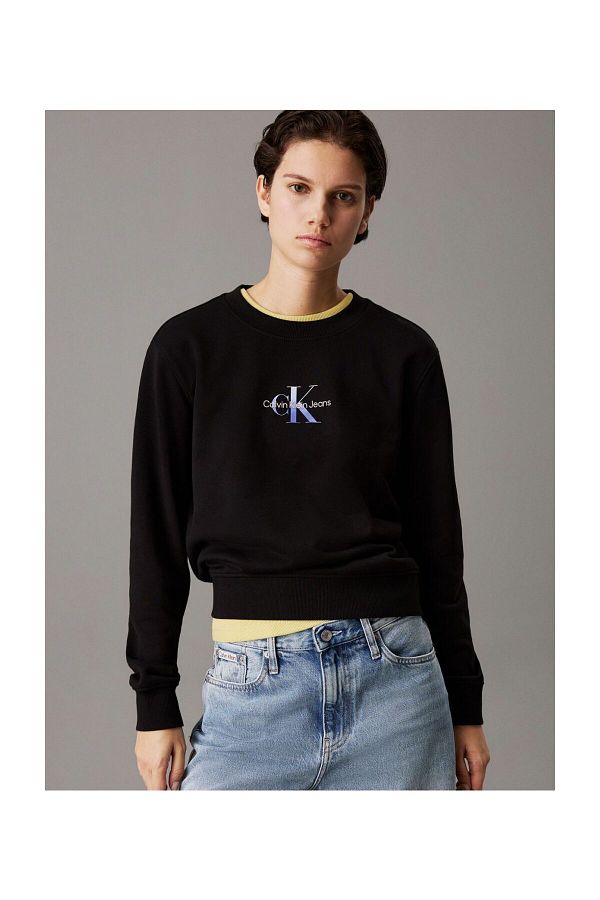 Calvin Klein-GRADIENTNÍ MONOLOGO CREWNECKÝ KRÁT 1