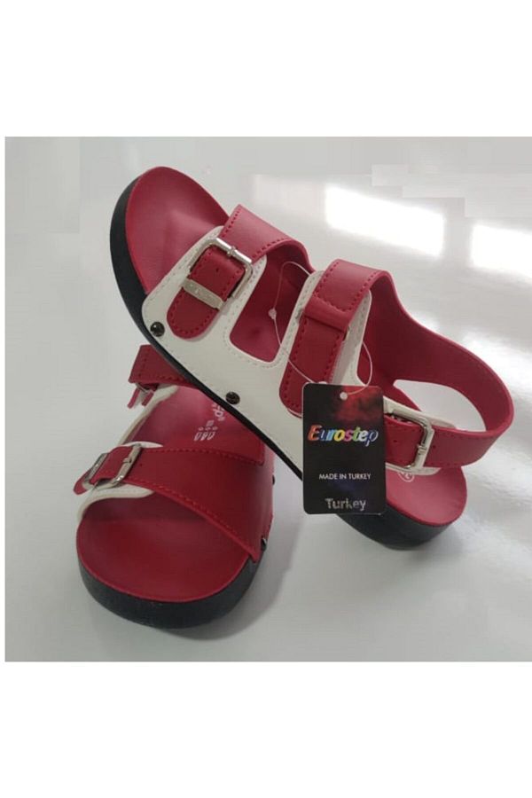 Eurostep Girl s Sandals Red White Trendyol