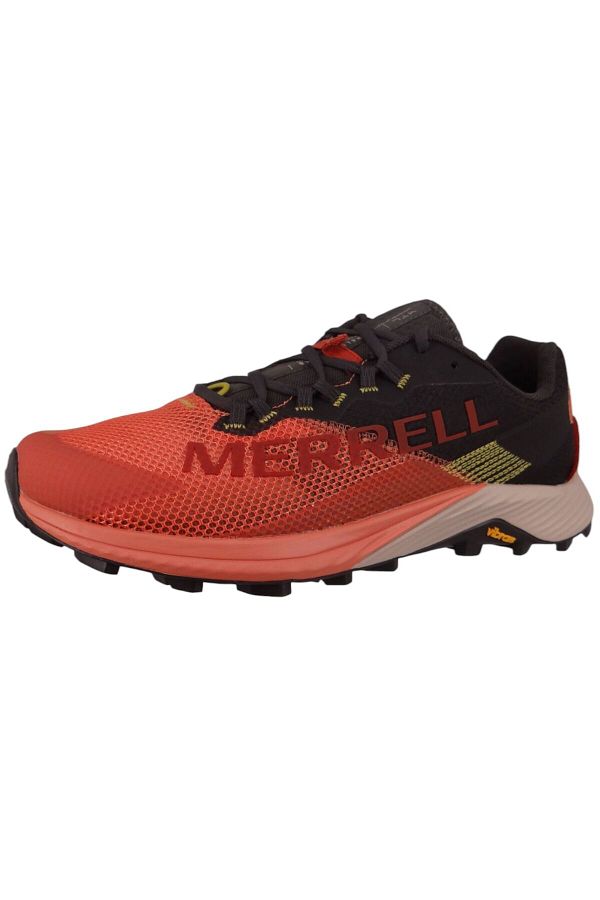 Merrell-Herren Halbschuhe Mtl Long Sky 2 Trail-running J068165 Blau Tahoe/tangerine Textil/synthetik Mit V 1