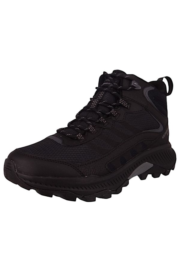 Merrell-Herren Wanderstiefel Stiefel Wanderschuhe Speed Strike 2 Mid Gtx J037817 Schwarz Black Textil/synth 1