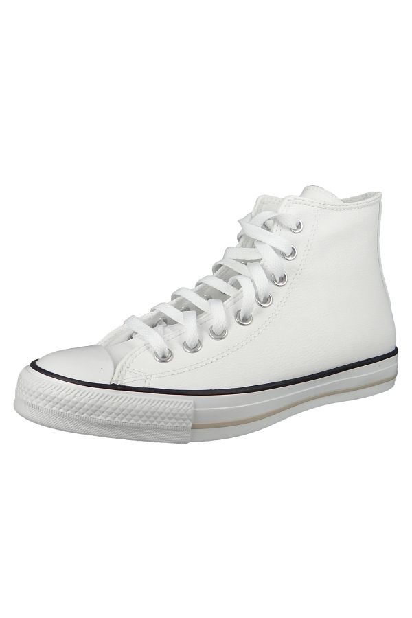 converse-Herren High Sneaker Chuck Taylor All Star 170861c Weiß White Red Bark String Leder 1