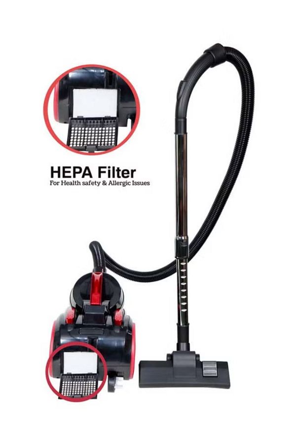 Techno Best-Vacuum Cleaner Cyclone: 1400w Power, With Cyclone Technology, Integrated Brush Hepa Filter - Bvc-02c 1