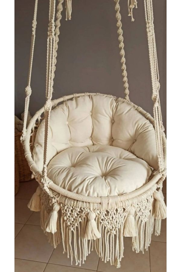 JANGEAR-pernă leagăn macrame (doar set de perne) 1