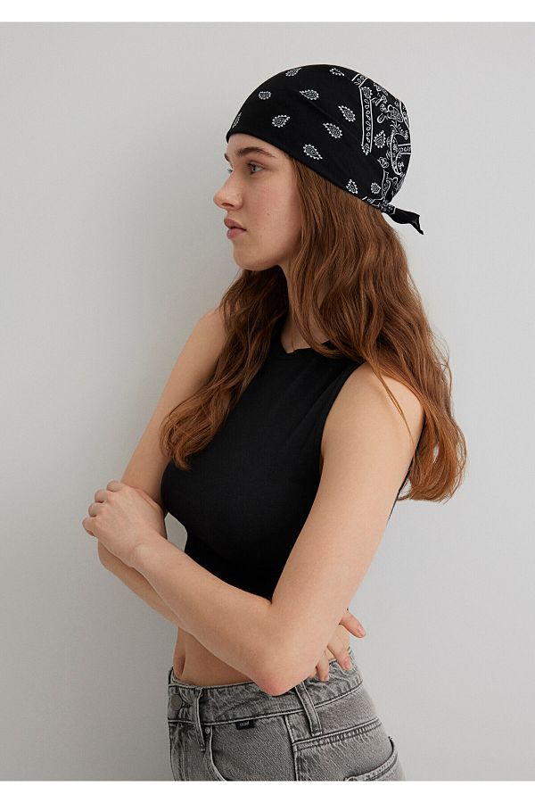 Mavi-Schwarzes Bandana – bedruckt, Modell 1911810 -900 1