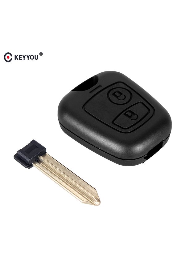 KEYYOU-2 Button Remote Key Flip Fob Car Key Case For Citroen C1 C2 C3 Saxo /xsara /picasso /berli... 1