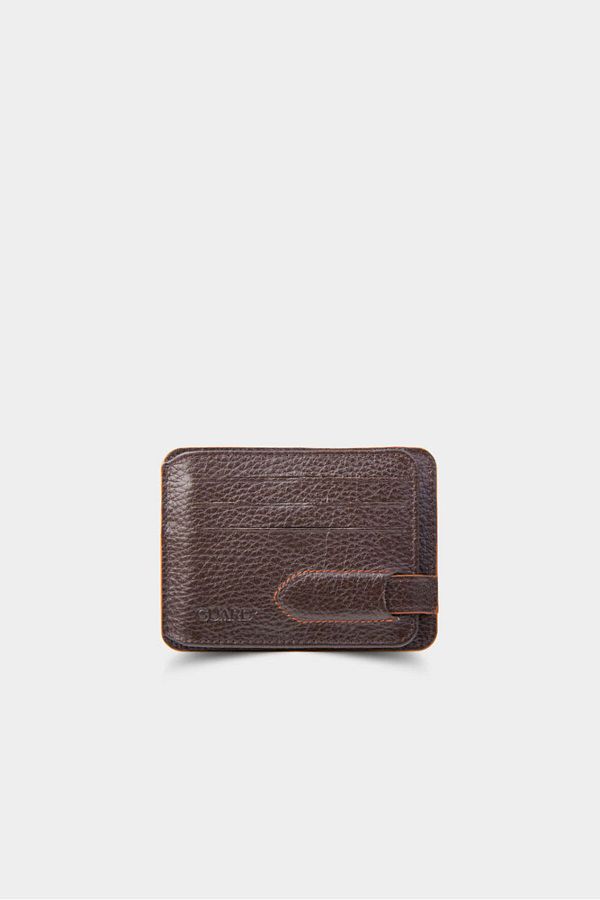 GUARD-Brown Leather Card Holder - Grd2403xw22229 1