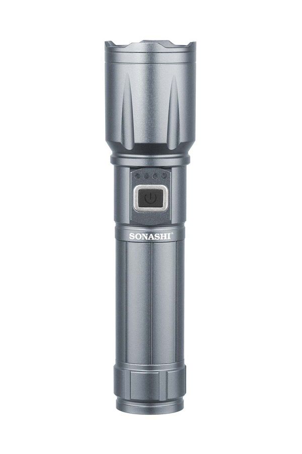 sonashi-Rechargeable LED Torch with Zoom Function 1
