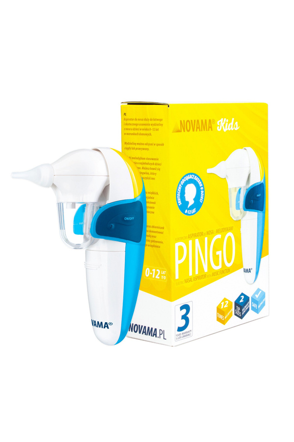 Novama-Pingo Electric Nasal Aspirator, For Children 0-12 Years Old, 2 Suction Modes 1