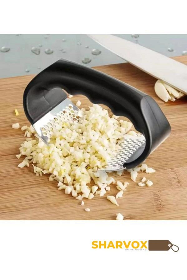 Sharvox-Garlic Masher Press – Shredder Chopping Tool, Easy and Fast Garlic Prep Tool 1