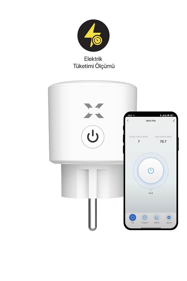 Xenon Smart-واي فاي بلوتوث ضبط الوقت - التحكم الحالي عن طريق الهاتف ومقبس تتبع الطاقة X7010 1