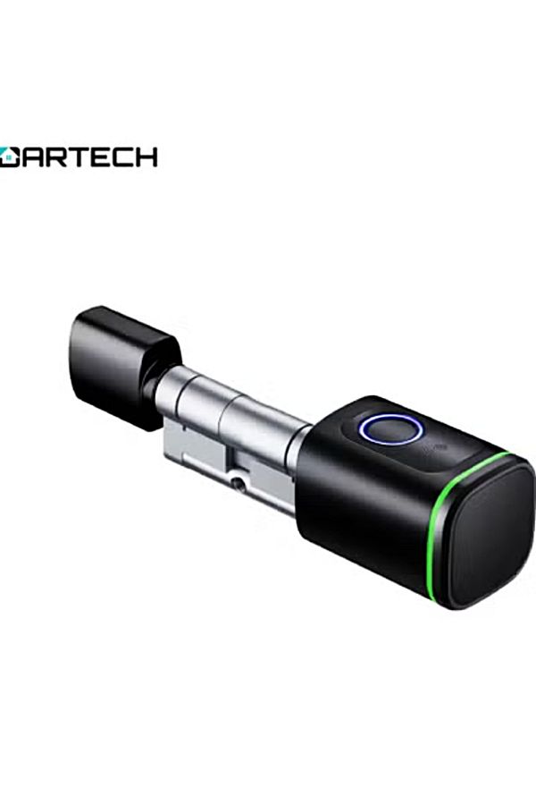 DarTech-Dartek Smart Lock with 4-Way Unlock, Fingerprint, Compatible with Any Door, Global Version, Smart Home Control System, Black 1