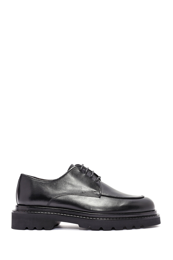 Derimod-Men's Black Lace-Up Leather Casual Shoes 24Wfd 602518 1