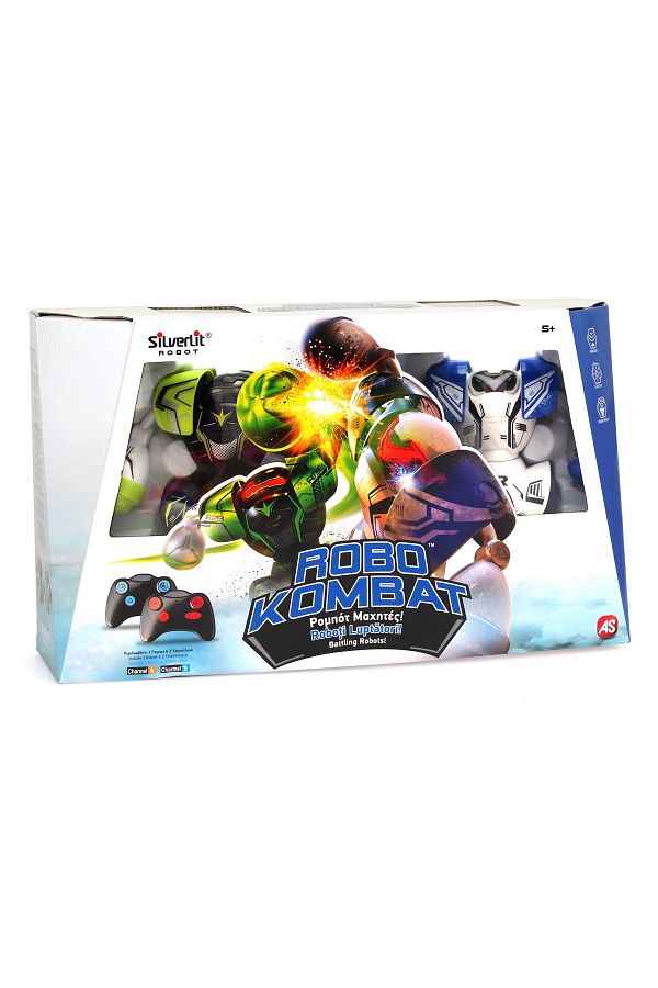 Silverlit-SET OF 2 ROBOTS WITH RADIO CONTROL ROBO KOMBAT 1