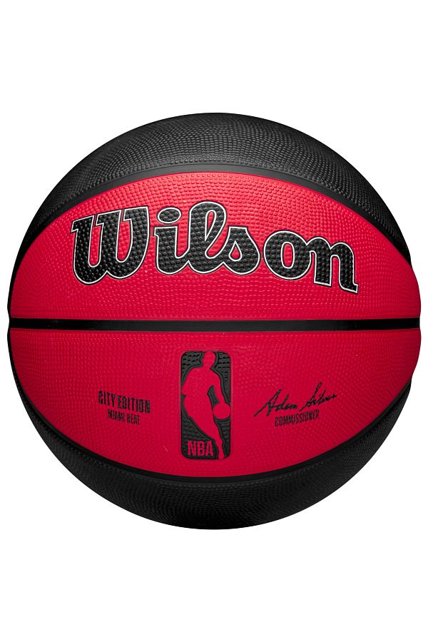 Wilson-NBA Team City Edition Miami Heat Out Ball, Unisex Basketball ball 1