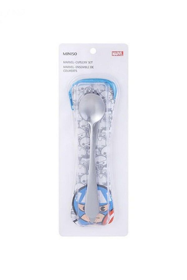 Miniso-Marvel Universe Spoon, Fork & Knife Set with Case 1