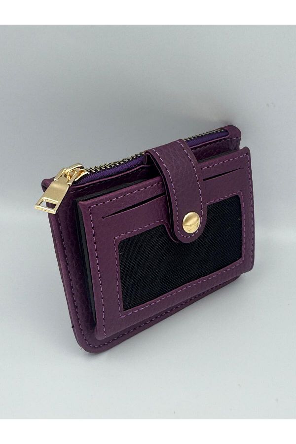 KIRASE-New Model Quality Leather Mini Size Card Holder and Wallet with Plenty of Card Holder Compartments 1