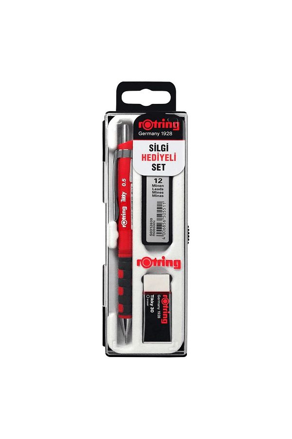 Rotring-مجموعة أقلام رصاص حمراء متعددة الاستخدامات من Tikky0.5 1