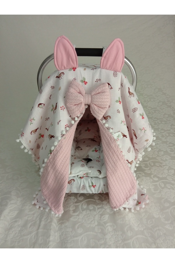 Wenaris % 100 pamuk Puset Örtüsü ve puset minderi 2 parça ( Puset Çarşafı dahil değildir )