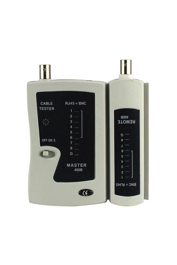 Choice-WHITE BNC Coaxial RJ45 Cable Lan Tester Network Tester Cat5 Cat 6 Cat7 UTP Networking Tool Network R 1