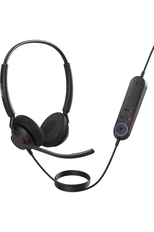 Jabra-Jabra Engage 40 Wired Stereo Headset with Integrated Call Control, Noise-Cancelling Microphone, Extr 1
