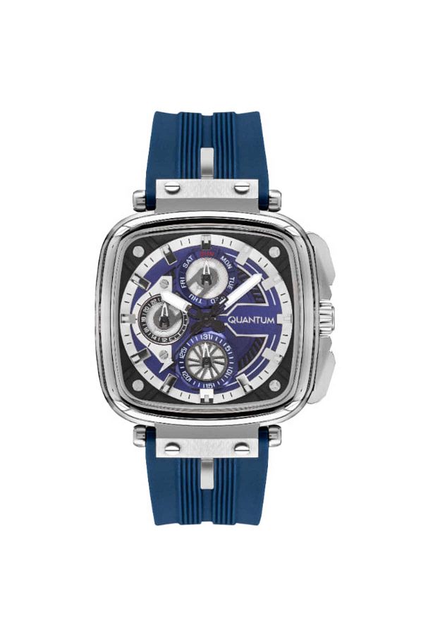 Quantum-Quantum Men's Multi Function Black Dial Watch - PWG1014.059 1