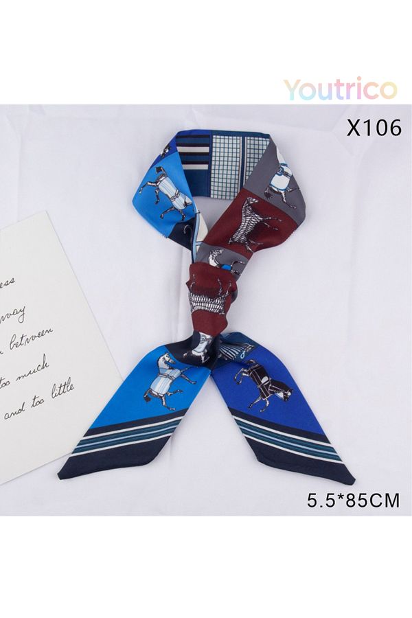 Youtrico-Scarf with War Horse Patterns 1