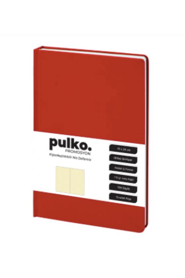 Pulko-Dotted 110 Gr Notebook Red 1