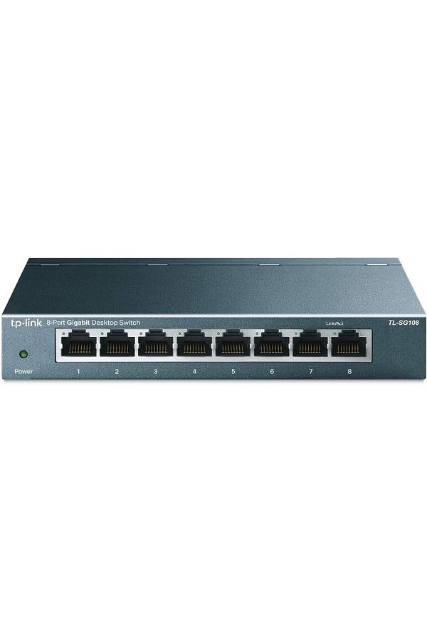 TP-LINK-TP-Link 8 Port Gigabit Ethernet Network Switch - Ethernet Splitter | Plug & Play | Fanless | Sturdy 1