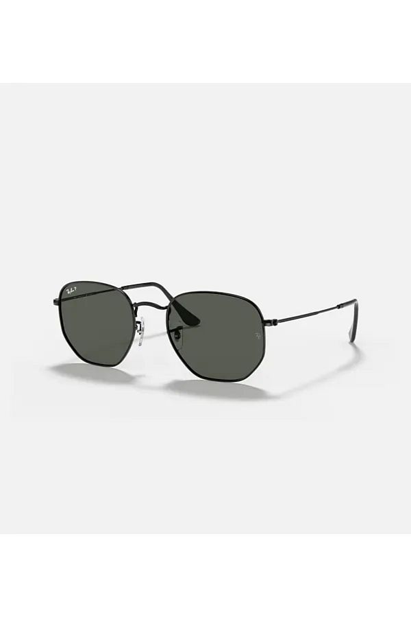 Ray-Ban-Hexagonal Black Polarized Rb3548n 002/58 Size 51 1