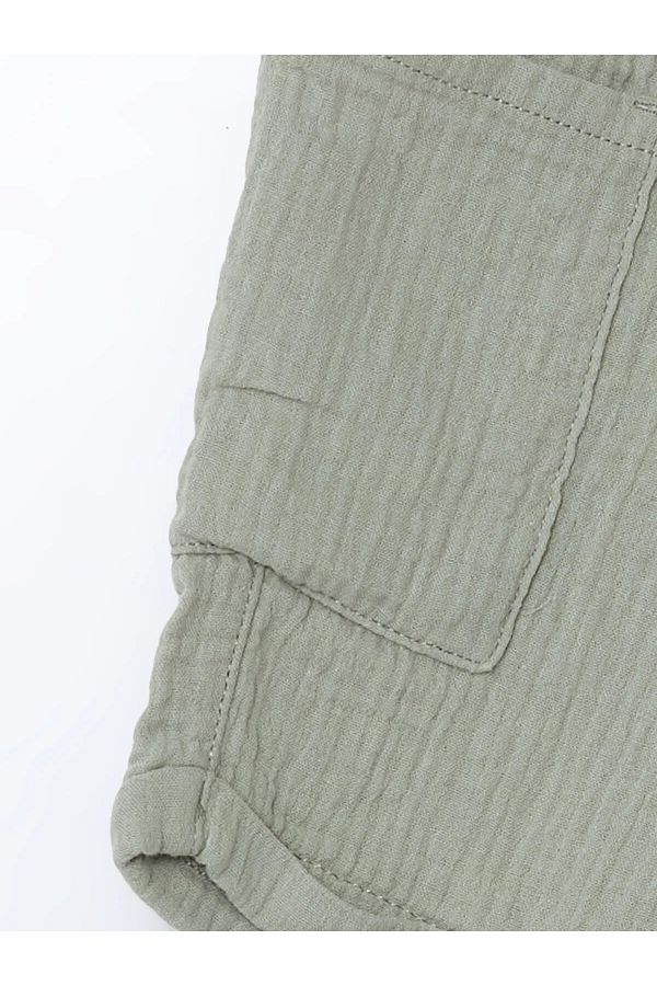 LC Waikiki-Basic Muslin Boy's Shorts with Elastic Waist 1