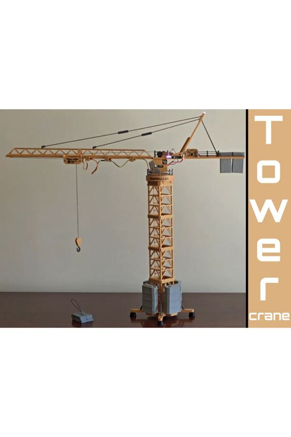 3d model s-Cyberbrick Tower Crane – 3D Printing Modular Toy and Stem Project 1