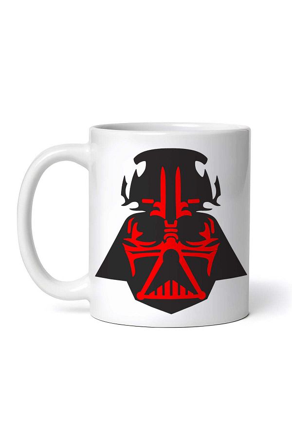 OEM-Cană albă personalizată, Darth Vader Mandalorian Star Wars, INOVATIX®. 330 ml 1