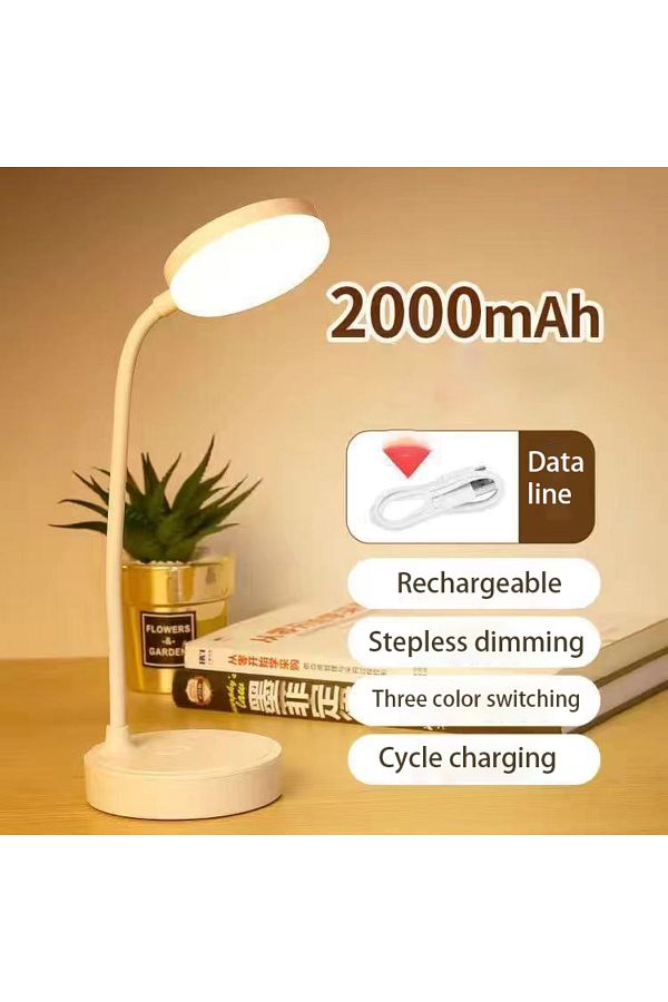Choice-LED Desk Lamp 3 Levels Dimmable USB Rechargeable Battery Powered Portable Touch Table Light Eye P... 1