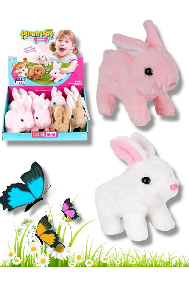 SAZE 686-101 Sesli Hareketli Sevimli Tavşan