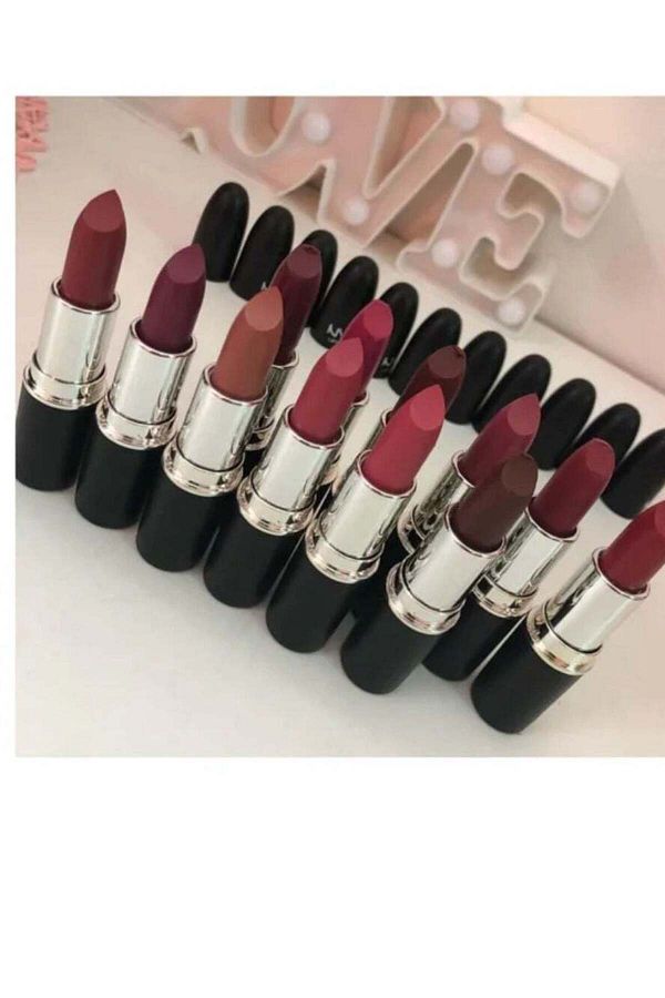unbranded-Lipstick Set - Basic Colors, 12 Shades, Multicolor 1