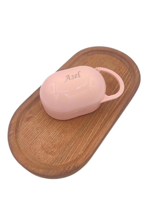 Sahi Aksesuar Isimli Pembe Renk Taşınabilir Bebek Emzik Saklama Kutusu Bezyı1662