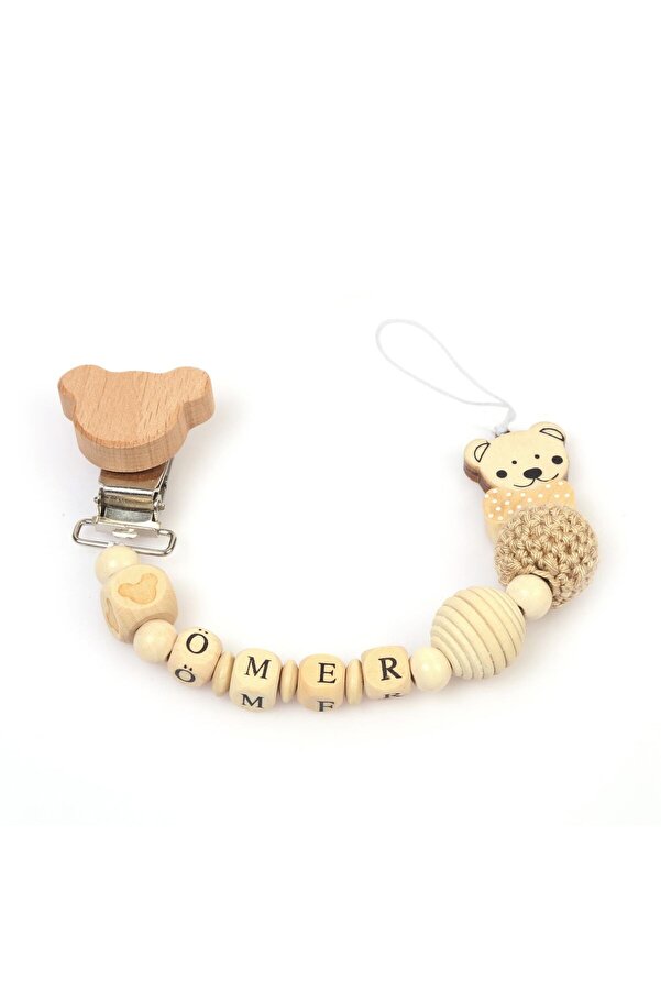 Sahi Aksesuar Isimli Emzik Zinciri - Emzik Askısı - Bebek Hediyesi