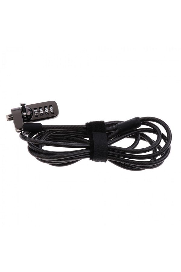 BOEM-Cablu antifurt pentru laptop - Cablu de securitate MYSTYLE pentru laptop NEGRU 1