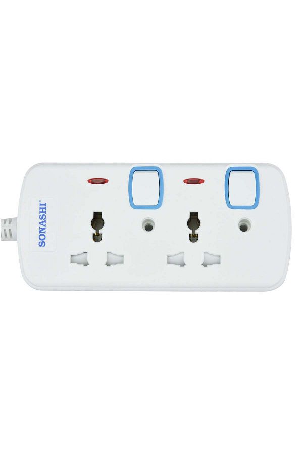 sonashi-2Way Extension Socket with Individual Switches and Indicator Light 1