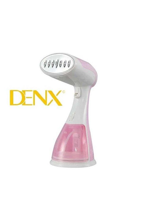 Denx-Portable steam iron with powerful steam and fast heat-up in 25 seconds. Ideal handheld iron for home and travel use. 1